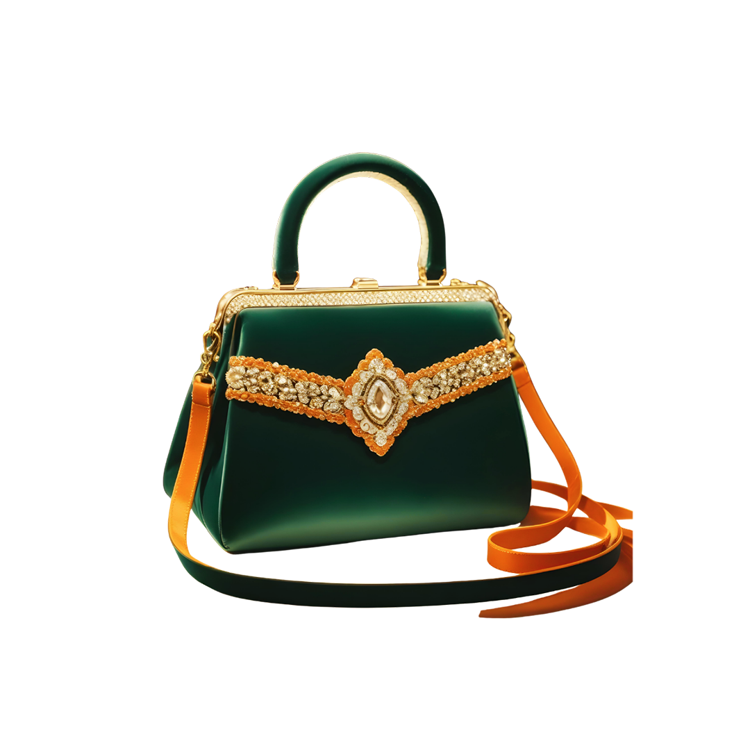 Emerald Jewel Satchel